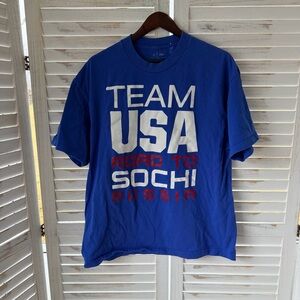 Team Apparel | Olympics Team USA Road to Sochi Russia Graphic T-Shirt